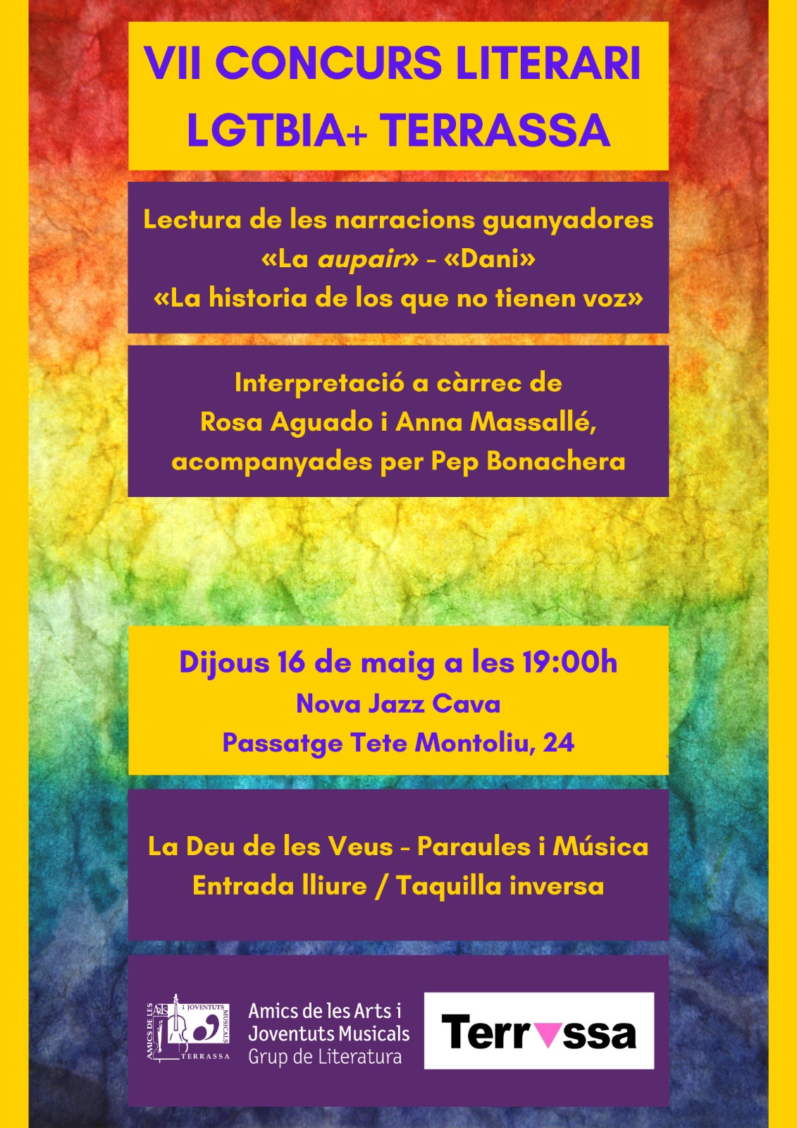 VII Concurs Literari LGTBIA+
