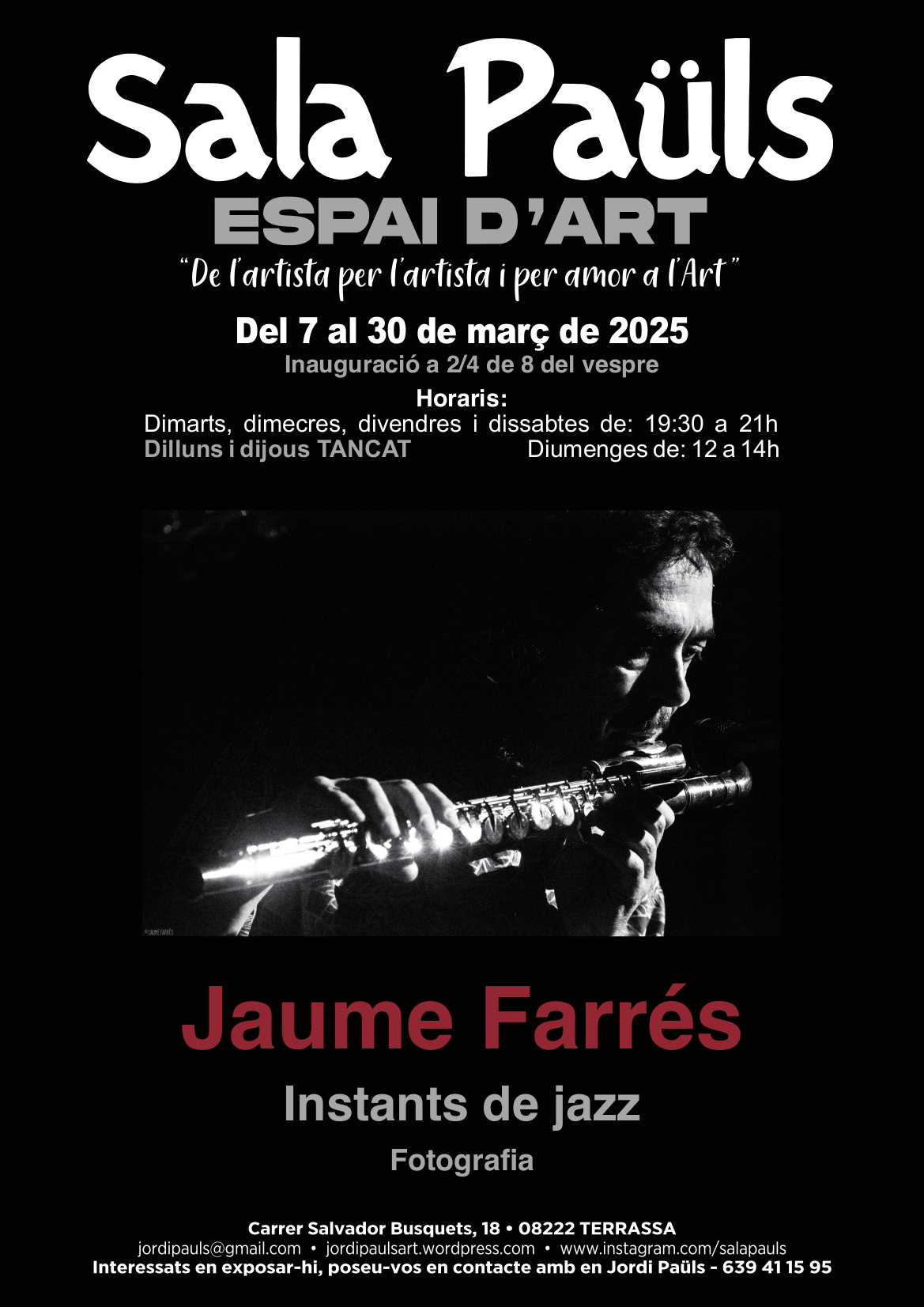 Jaume Farrés - Sala Paüls