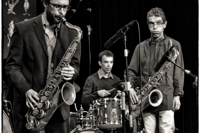 15è Jazzterrasman 2017 Pau Casares - Lluc Joan i Pau Casares